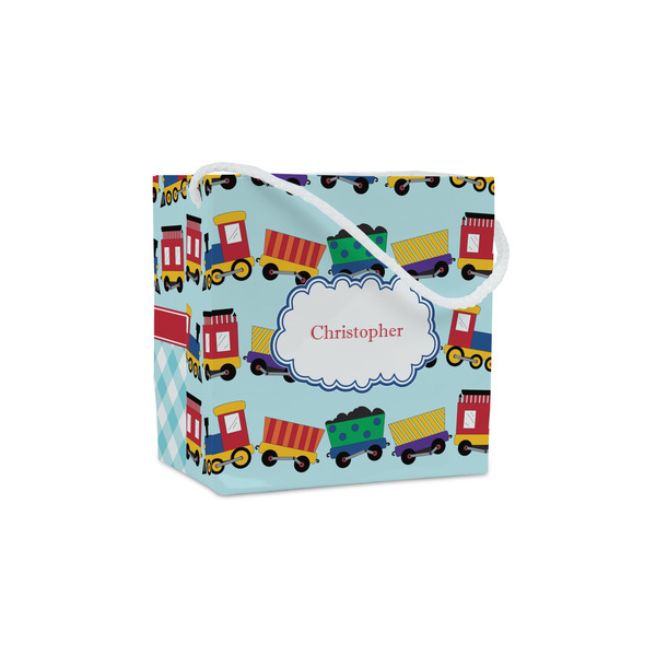 Custom Trains Party Favor Gift Bags - Gloss (Personalized)