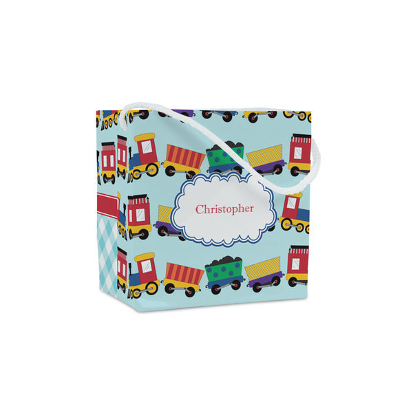 Custom Trains Party Favor Gift Bags - Matte (Personalized)