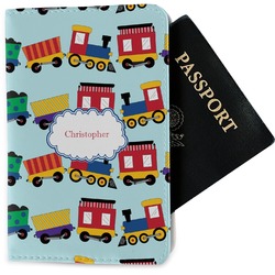 Trains Passport Holder - Fabric (Personalized)