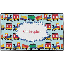 Trains Door Mat - 60"x36" (Personalized)