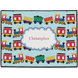 Trains Door Mat (Personalized)