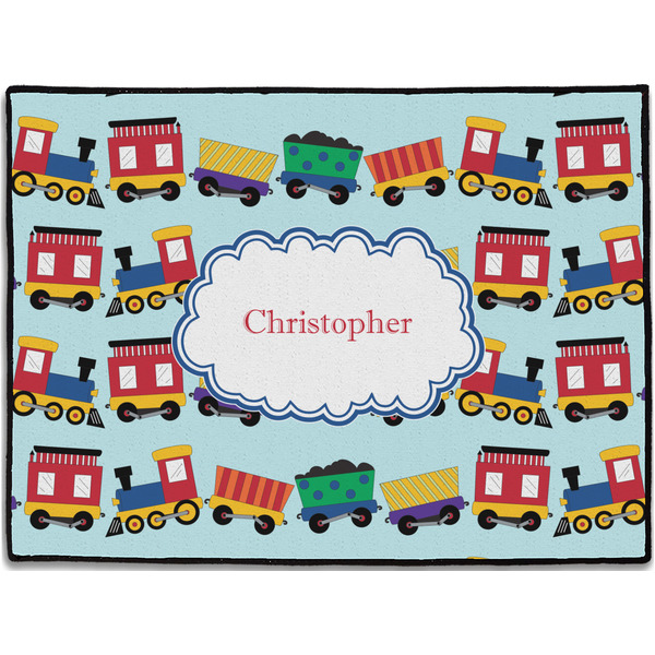 Custom Trains Door Mat (Personalized)
