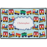 Trains Door Mat - 36"x24" (Personalized)