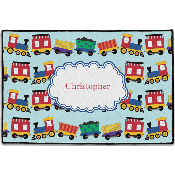 Trains Personalized Door Mat - 36x24 (APPROVAL)