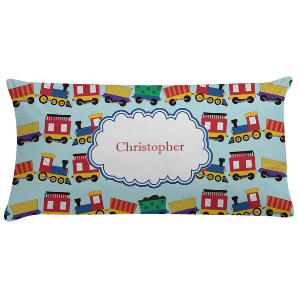 Custom Trains Pillow Case - King (Personalized)
