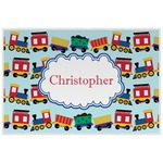 Trains Laminated Placemat w/ Name or Text
