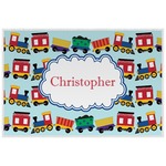 Trains Laminated Placemat w/ Name or Text