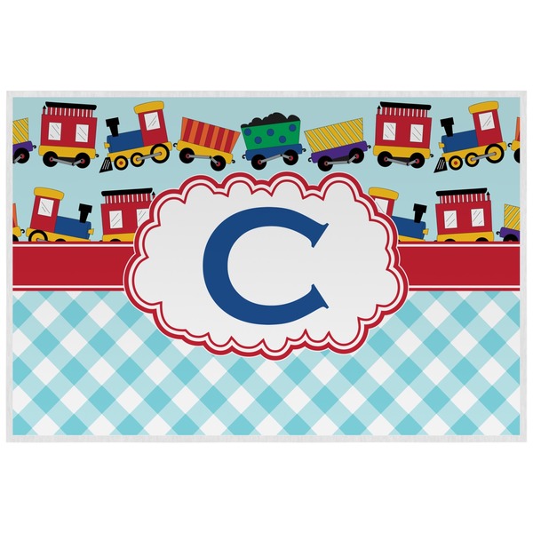 Trains Personalized Placemat (Back)