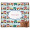 Trains Outdoor Picnic Blanket (Personalized)