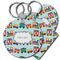 Trains Plastic Keychain (Personalized)