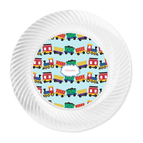 Trains Plastic Party Dinner Plates - Approval