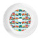 Trains Plastic Party Dinner Plates - Approval