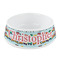 Trains Plastic Dog Bowl - Small (Personalized)