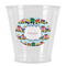 Trains Plastic Shot Glass (Personalized)