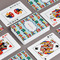 Trains Playing Cards - Front & Back View