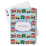 Trains Playing Cards (Personalized)