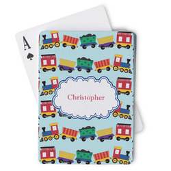 Trains Playing Cards (Personalized)