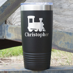 Trains 20 oz Stainless Steel Tumbler (Personalized)