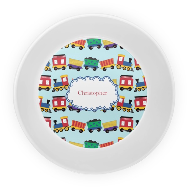 Trains Melamine Bowl - Center