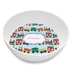 Trains Melamine Bowl - 8 oz (Personalized)