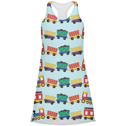 Trains Racerback Dress (Personalized)
