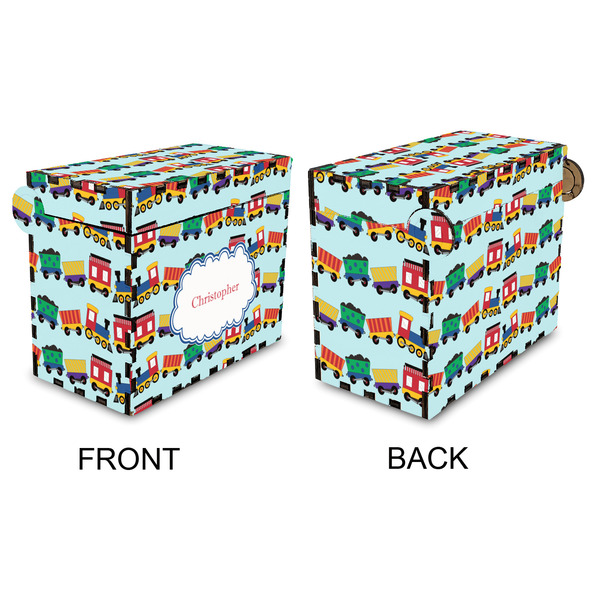 Trains Recipe Box - Full Color - Approval