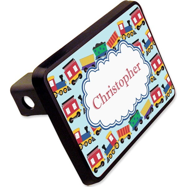 Custom Trains Rectangular Trailer Hitch Cover - 2" (Personalized)