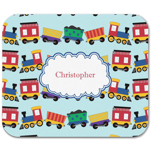 Trains Rectangular Mouse Pad - APPROVAL