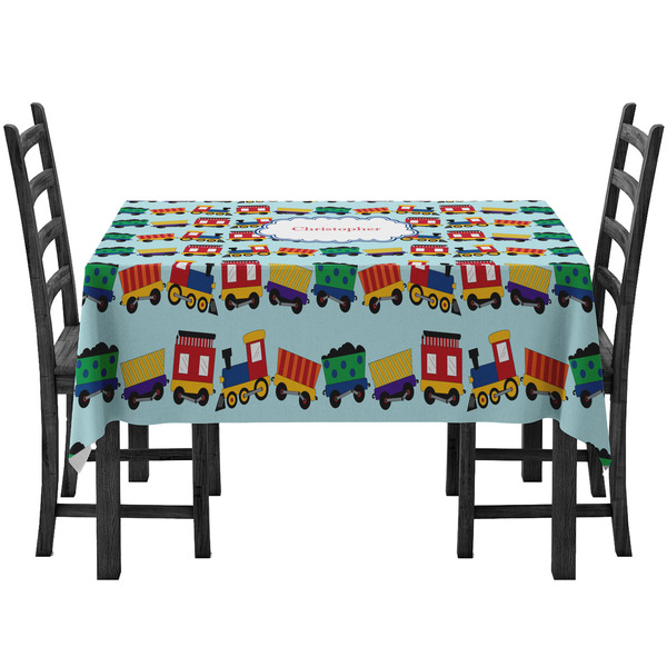 Custom Trains Tablecloth (Personalized)