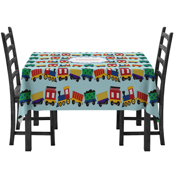 Trains Rectangular Tablecloths - Side View