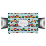 Trains Tablecloth - 58"x58" (Personalized)