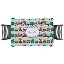 Trains Tablecloth - 58"x58" (Personalized)