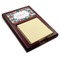 Trains Red Mahogany Sticky Note Holder (Personalized)