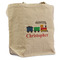 Trains Reusable Cotton Grocery Bag - Front View