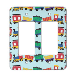 Trains Rocker Style Light Switch Cover - Two Switch