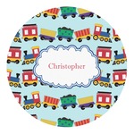 Trains Round Decal (Personalized)