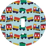 Trains Round Light Switch Cover