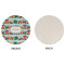 Trains Round Linen Placemats - APPROVAL (single sided)