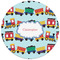 Trains Round Mousepad - APPROVAL
