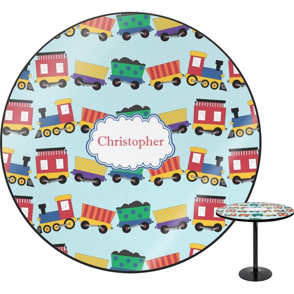 Custom Trains Round Table - 24" (Personalized)
