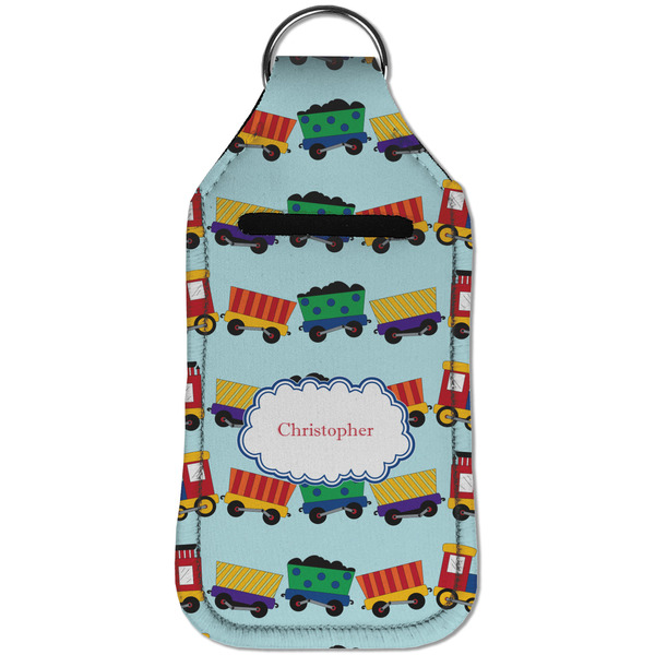 Trains Sanitizer Holder Keychain - Large (Front)