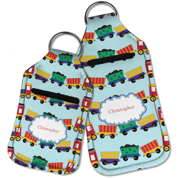 Trains Sanitizer Holder Keychain - Parent Main