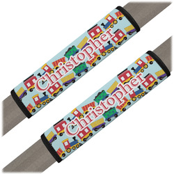Trains Seat Belt Covers (Set of 2) (Personalized)