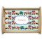 Trains Natural Wooden Tray - Small (Personalized)