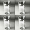 Trains Set of Four Engraved Beer Glasses - Individual View