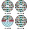 Trains Set of Lunch / Dinner Plates (Approval)