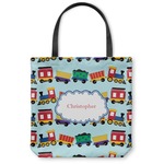 Trains Canvas Tote Bag (Personalized)