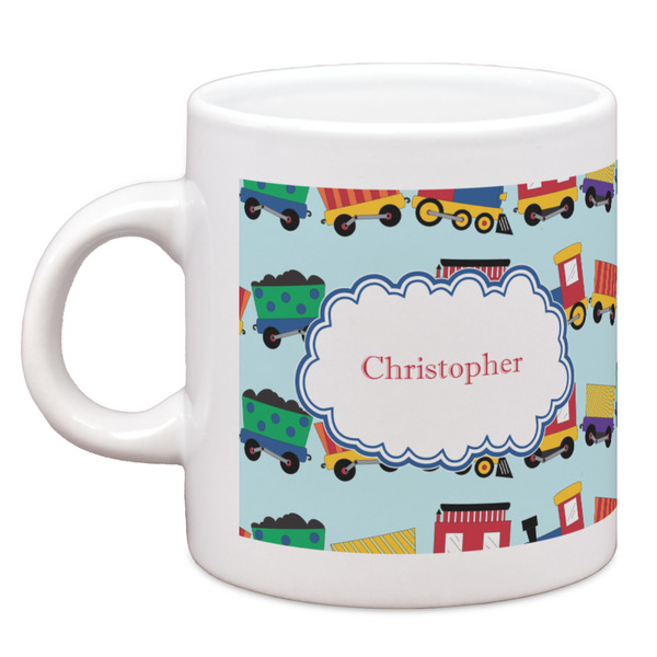Custom Trains Espresso Cup (Personalized)