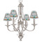 Trains Small Chandelier Shade - LIFESTYLE (on chandelier)