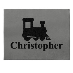 Trains Gift Boxes w/ Engraved Leather Lid (Personalized)